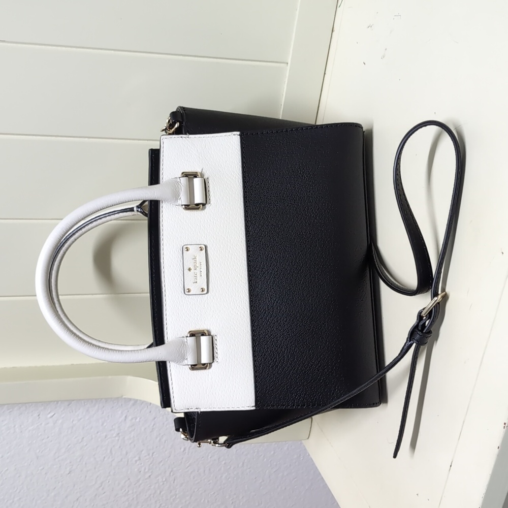 Kate Spade Black and White Satchel
